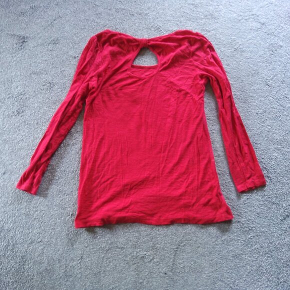 FANG RED SEQUIN TOP - Picture 2 of 2